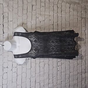 Open lace tank or swimsuit cover up